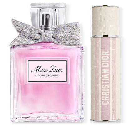 Cofre Miss Dior Blooming Bouquet - eau de toilette y vaporizador de viaje