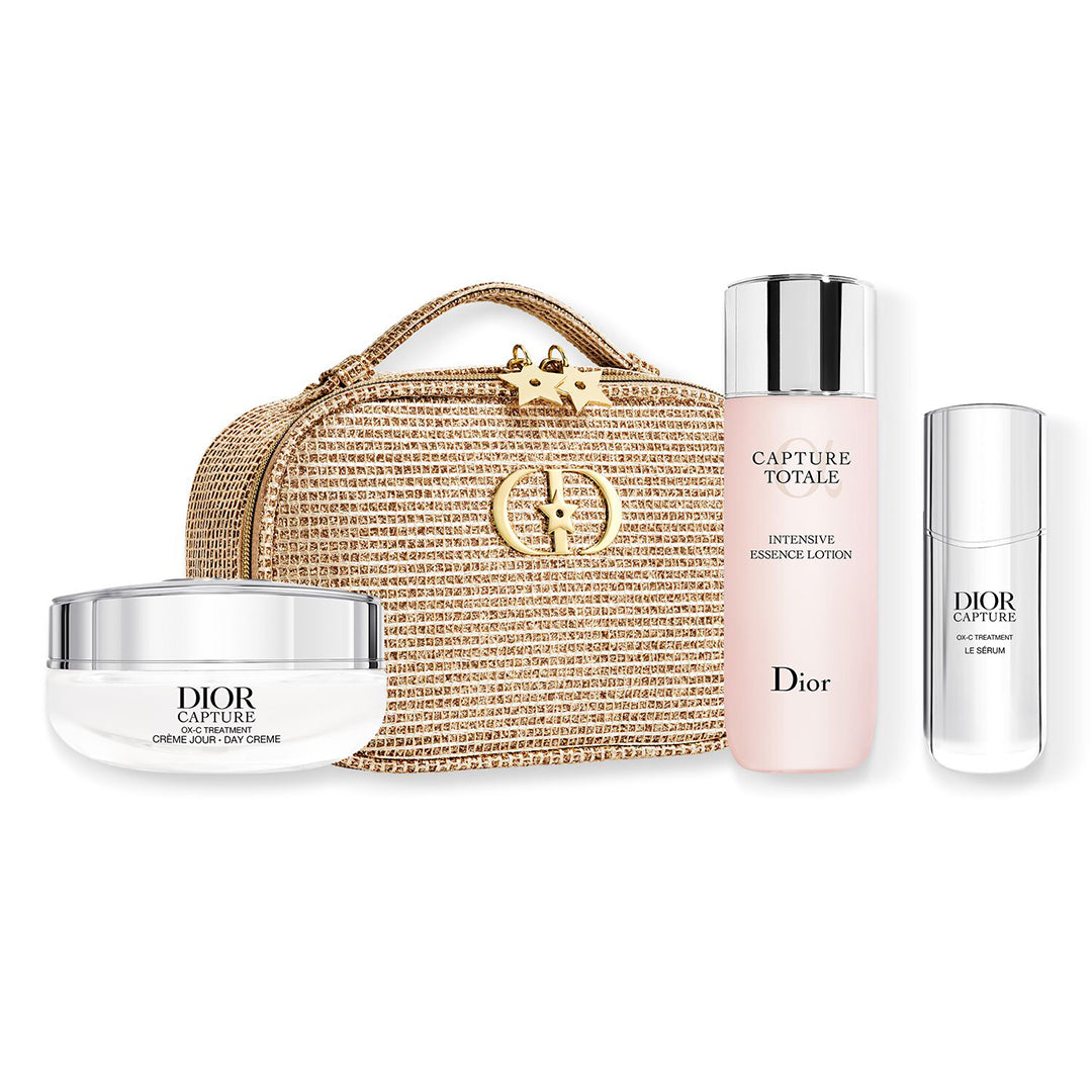 Ritual antiedad Dior Capture, loción, sérum y crema de día - edición limitada