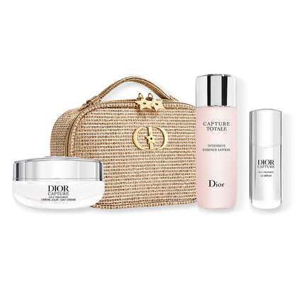 Ritual antiedad Dior Capture, loción, sérum y crema de día - edición limitada