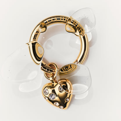 HC Make Up Heart Stud Charm