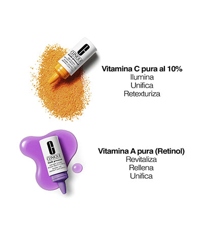 Clinique Fresh Pressed Clinical™ Daily and Overnight Boosters With Pure Vitamins C 10% + A (Retinol)